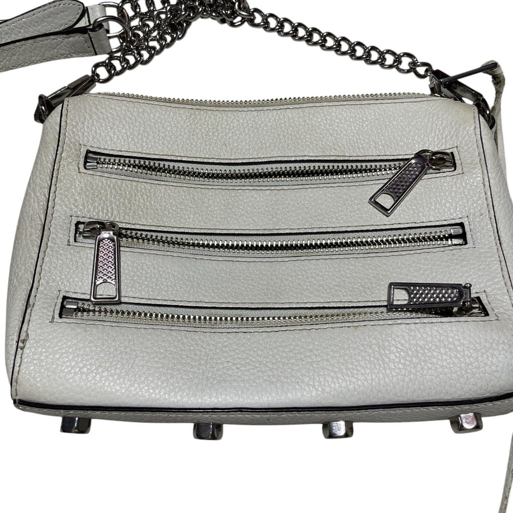 Rebecca Minkoff Ivory Leather Cross Body Removable Adjustable‎ Straps - Picture 2 of 7